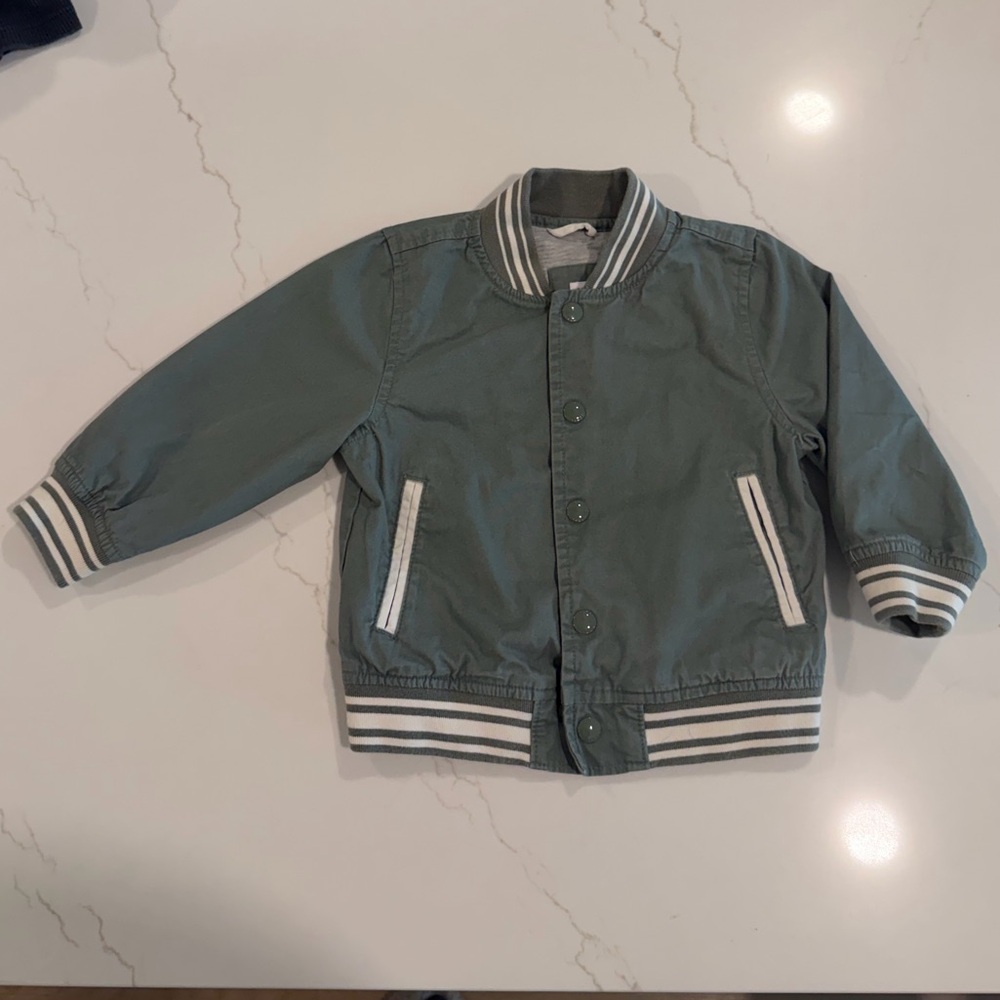 Gap Toddler Green Bomber Jacket